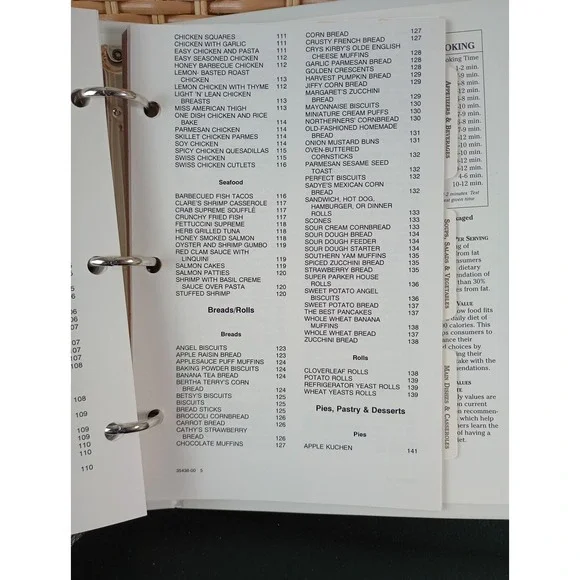 Walnut Grove‎ Cookbook Hurdle Mills, NC 2000 Binder United Methodist Church - Picture 12 of 16